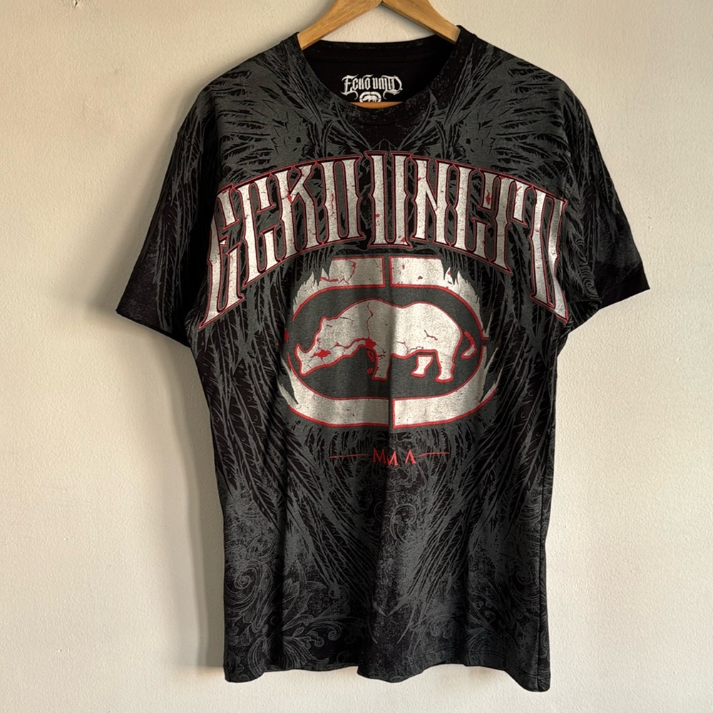 Ecko Unltd MMA T-Shirt / AOP / Medium / Affliction Style